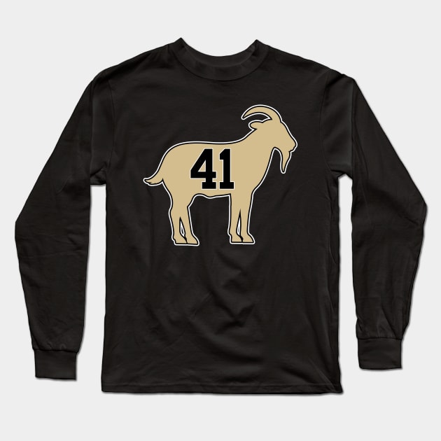 Alvin Kamara Goat #41 Long Sleeve T-Shirt by TextTees